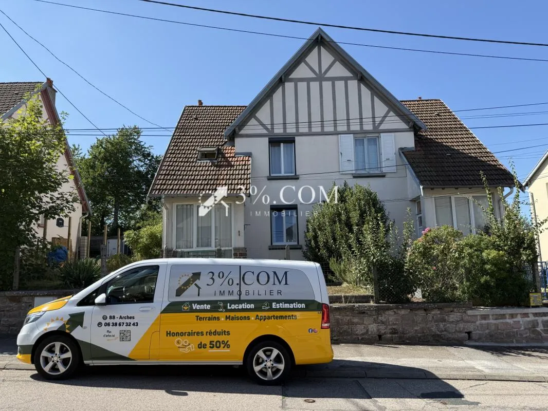Maison mitoyenne 78 m2 3 chambres EPINAL