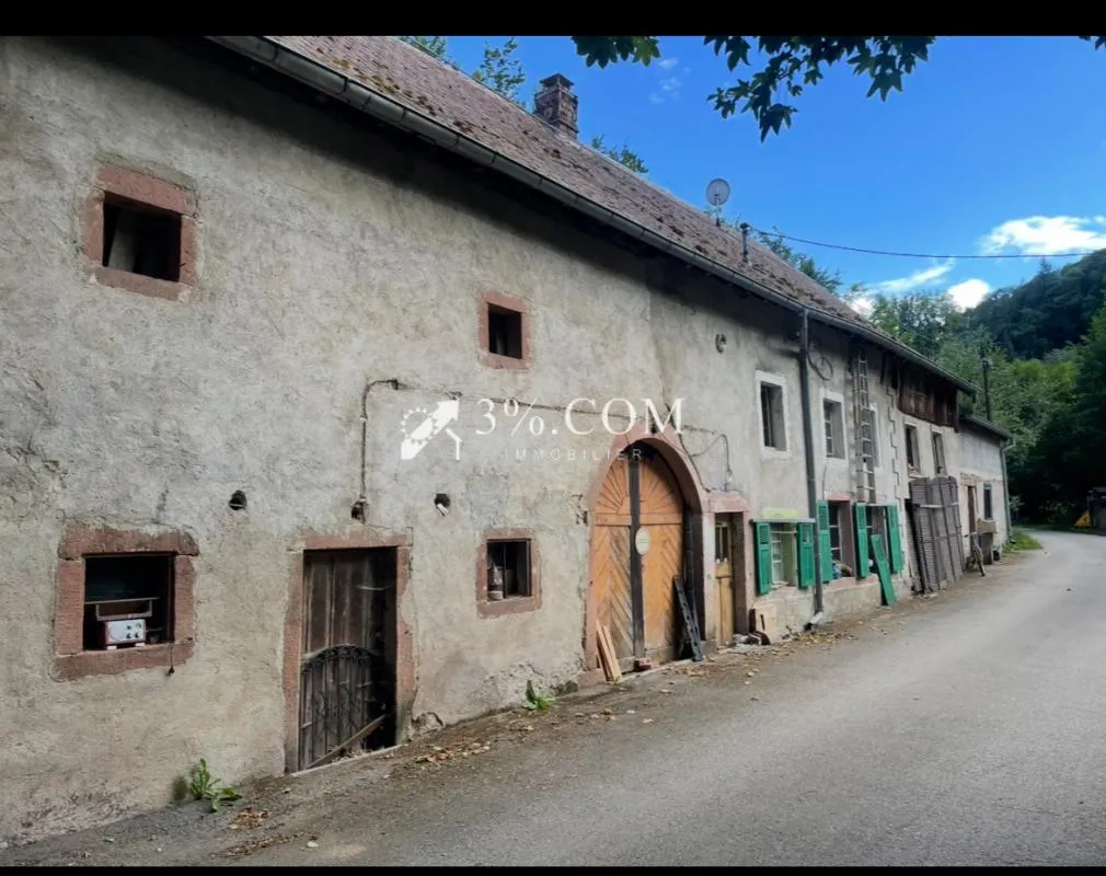 ancienne ferme à rénover avec des dépendances