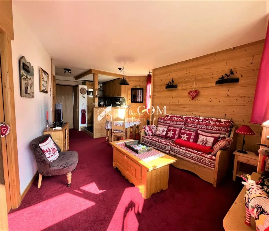 Avoriaz ! Coeur de station, apt T2 de 34 m2 : 4 couchages, en