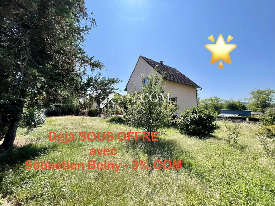 3%.COM - Exclusivité  GUNDERSHOFFEN, maison, 3 chambres, jar