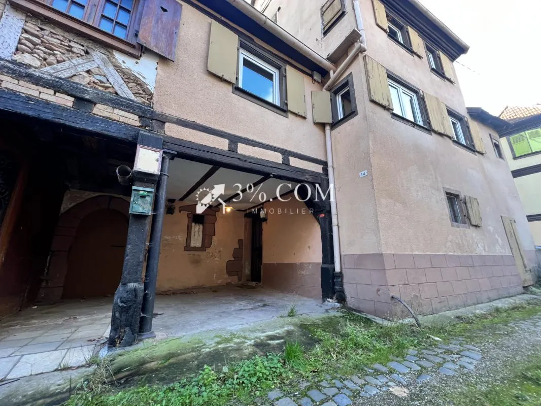 3%.COM- MAISON DE VILLE À RÉNOVER AU COEUR D'OBERNAI (67210)