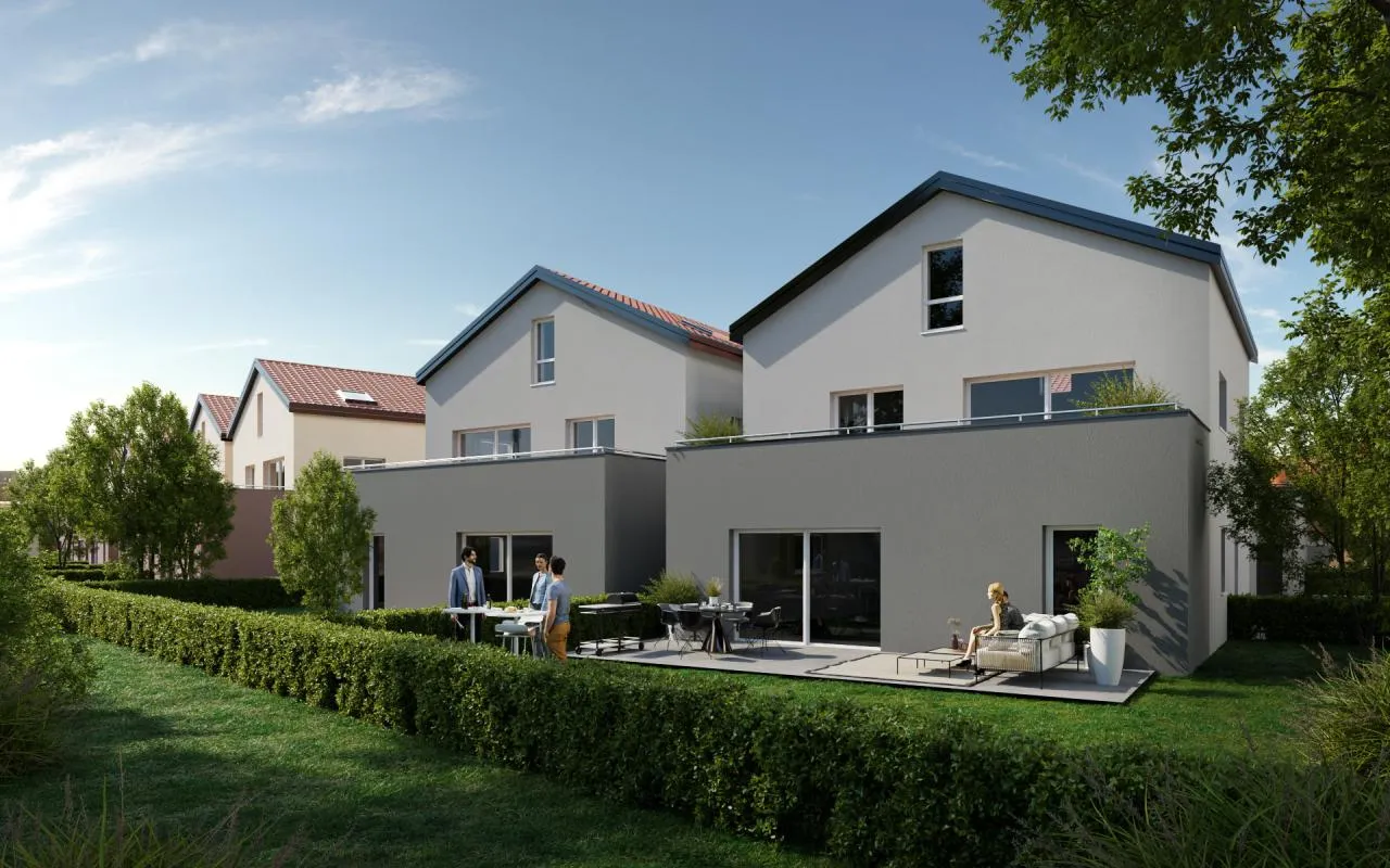 REZ-DE-JARDIN avec 3 chambres
