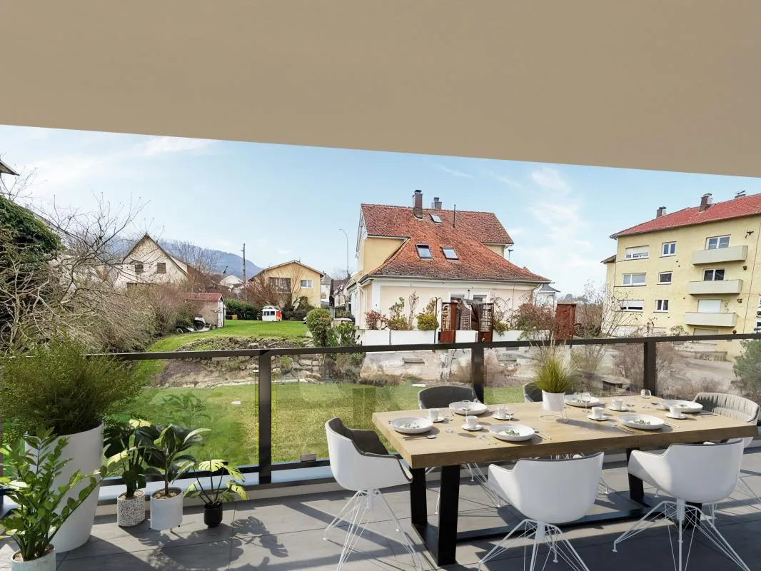 SPACIEUX 3 PIECES AVEC 27m2 de terrasse -