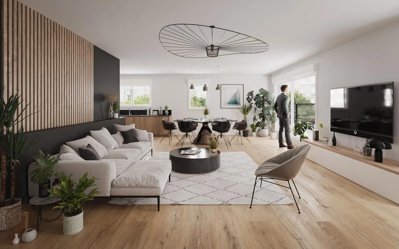 SPACIEUX 3 PIECES AVEC 27m2 de terrasse -
