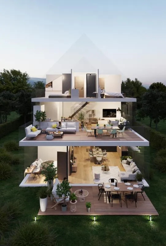 T3 en duplex avec vaste terrasse