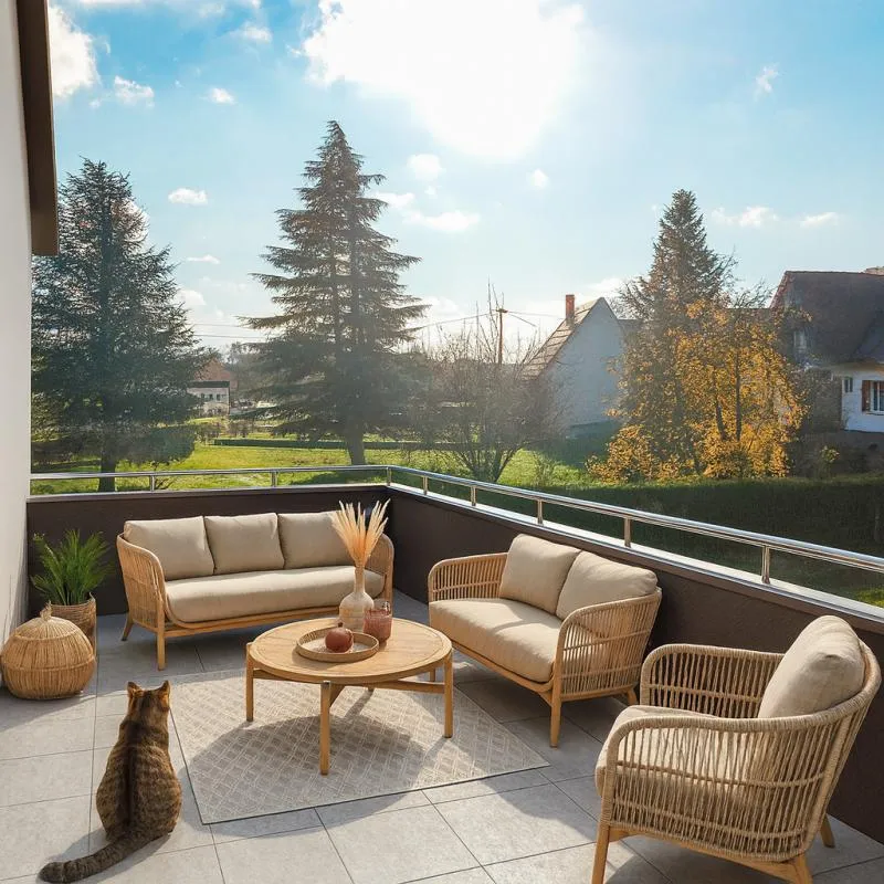 T3 en duplex avec vaste terrasse