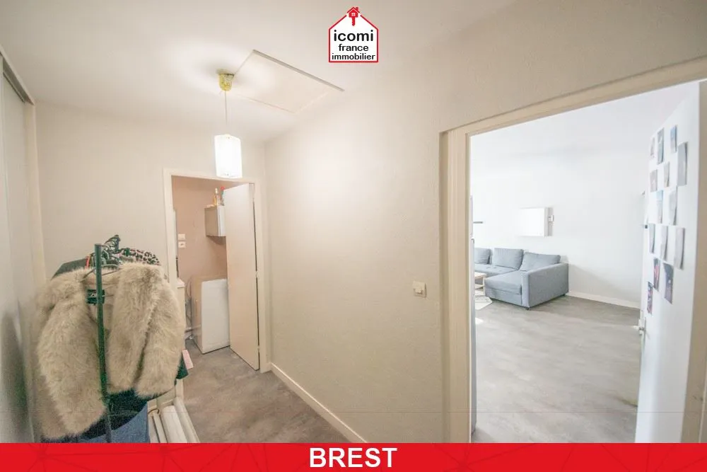 FINISTERE - Brest (29200) - - A VENDRE - APPARTEMENT - 3 PIECES - 58M² - SANS TRAVAUX - - STATIONNEMENT AISE AU PIED DE L'IMMEUBLE - INVESTISSEUR