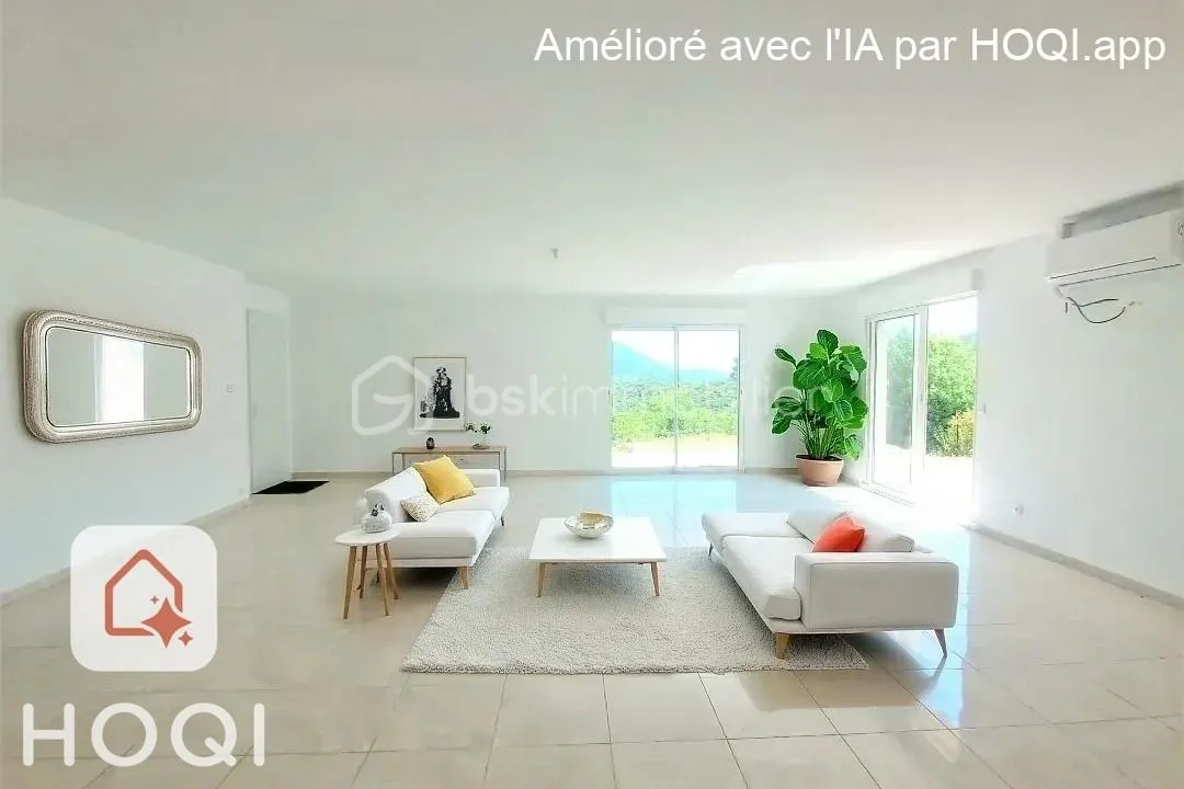 VILLA NEUVE PLAIN PIED, GRAND GARAGE ET VUE SPLENDIDE
