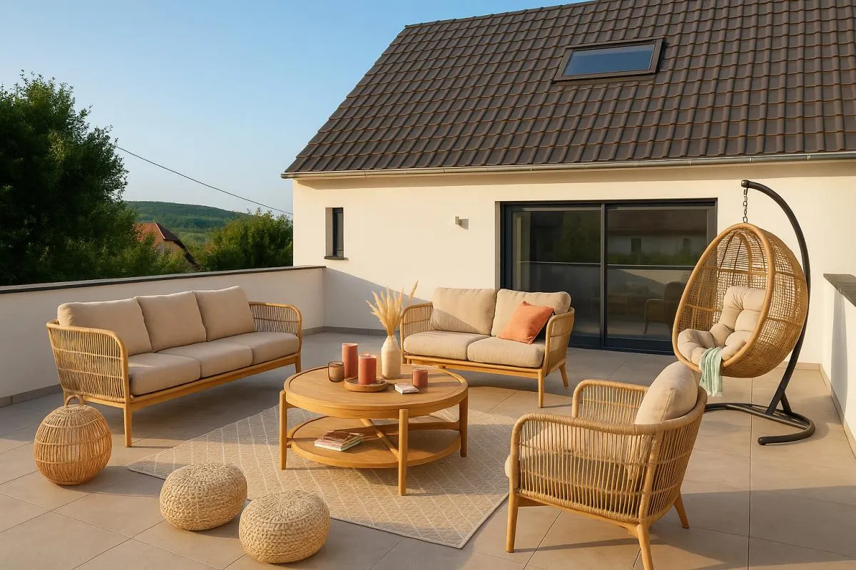 T4  de 93m² avec terrasse de 30m²