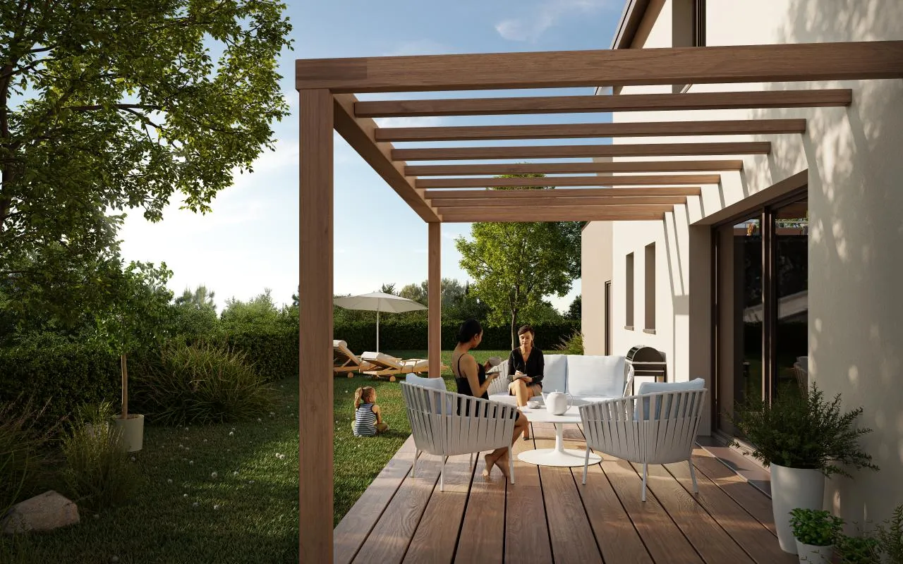 T2  au calme avec jardin