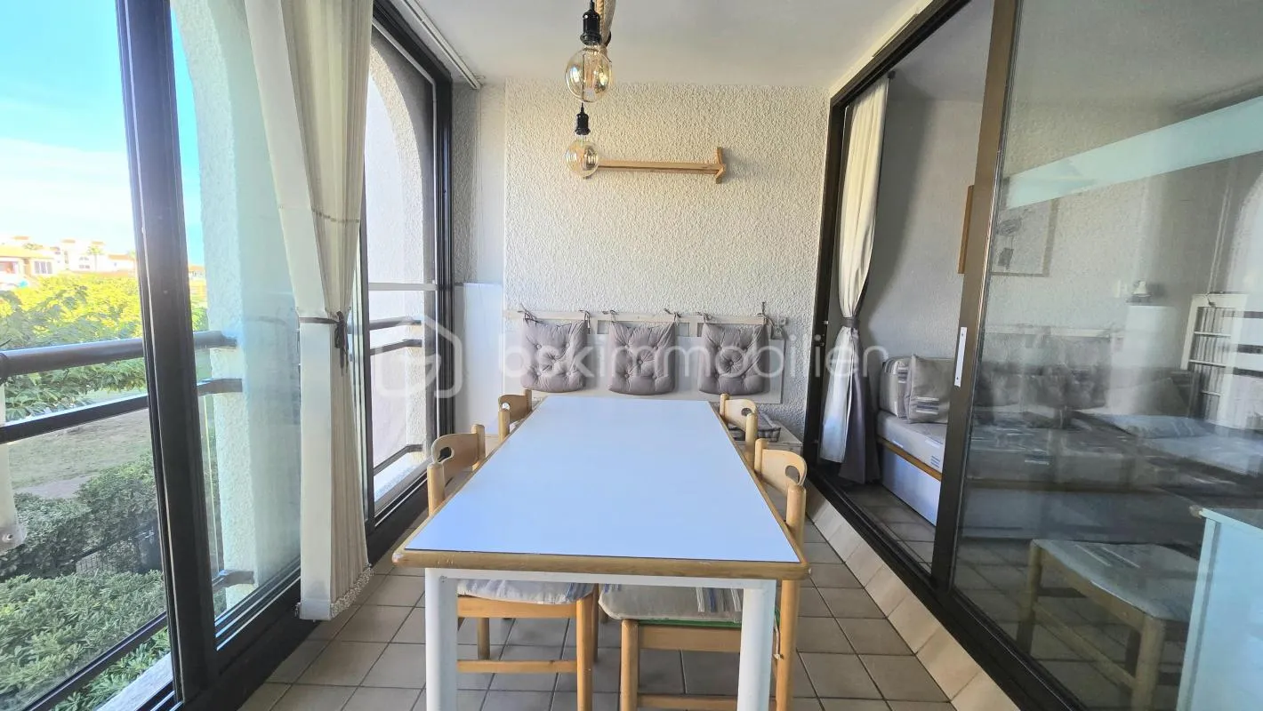 LE BARCARES - APPARTEMENT 3 PIECES - VUE ETANG