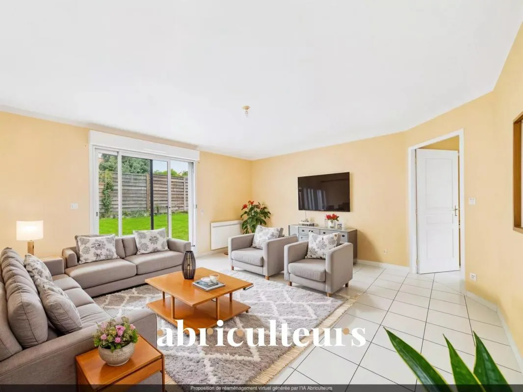 A Bouguenais, maison  4 pièces de plain pied avec jardin et garage