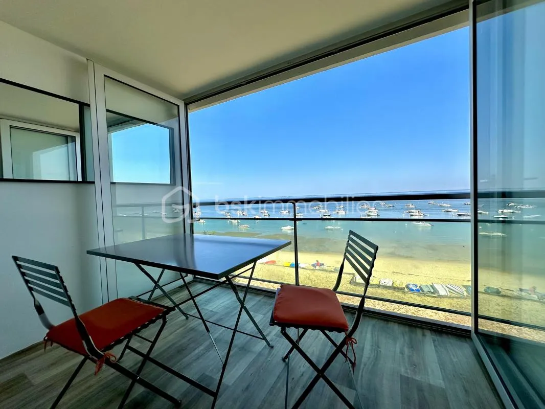 Studio cabine rénové avec vue mer – Quartier de l’Aiguillon, Bassin d’Arcachon