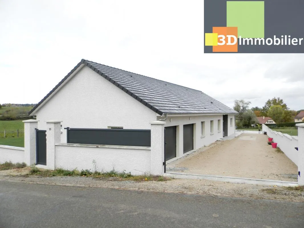 LONS-LE-SAUNIER NORD (39 JURA), À VENDRE MAISON RÉCENTE 160 m², 5 CHAMBRES + BUREAU, 2 GARAGES, PISCINE