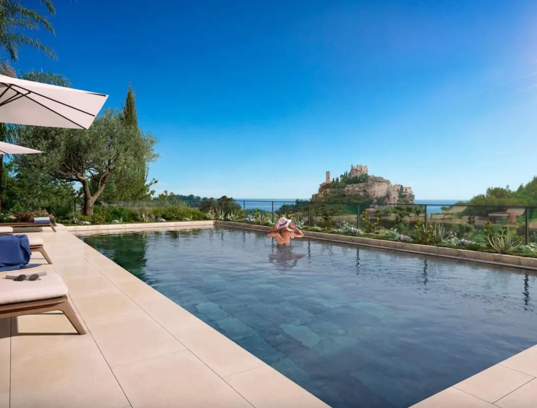 Villa sur le toit avec piscine à débordement  - Èze - 156m²