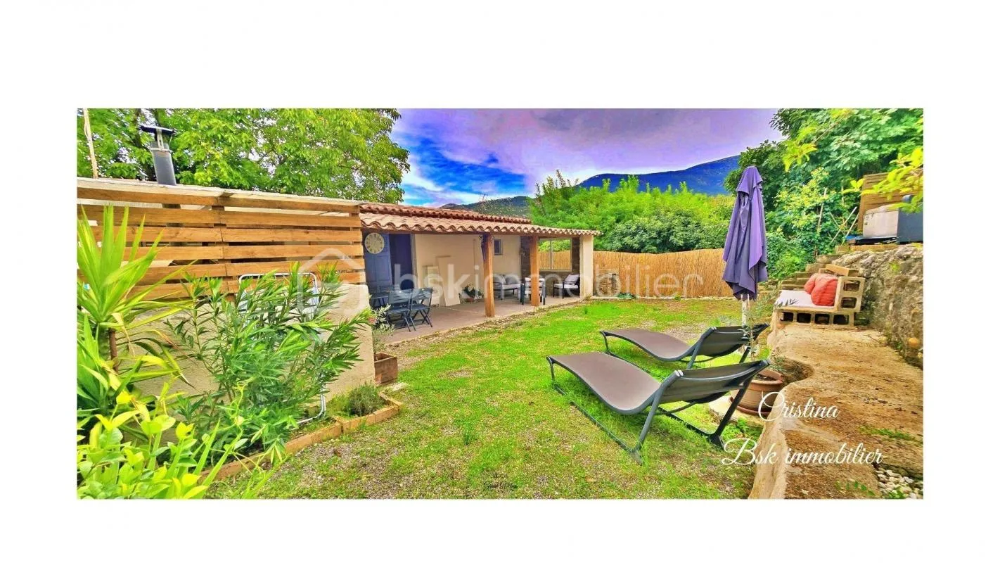 Maison plain-pied 2 pièces avec jardin, terrasse – Proche Digne-les-Bains