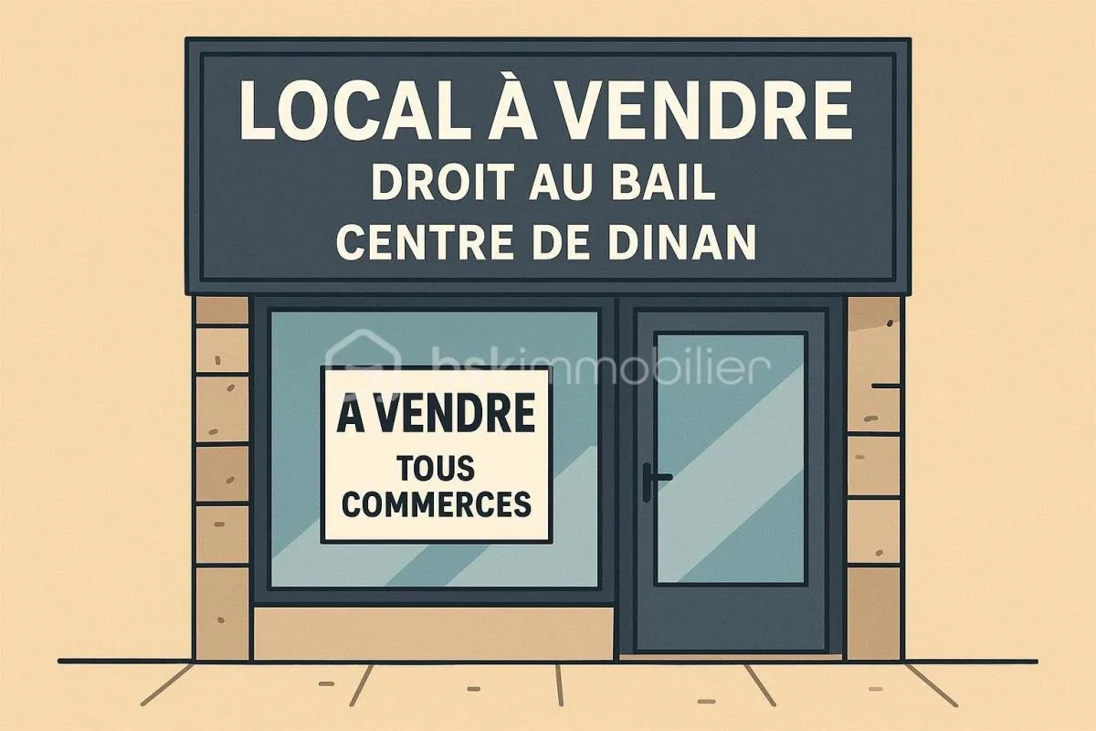 Droit au Bail – Local Commercial à Vendre – Dinan Centre