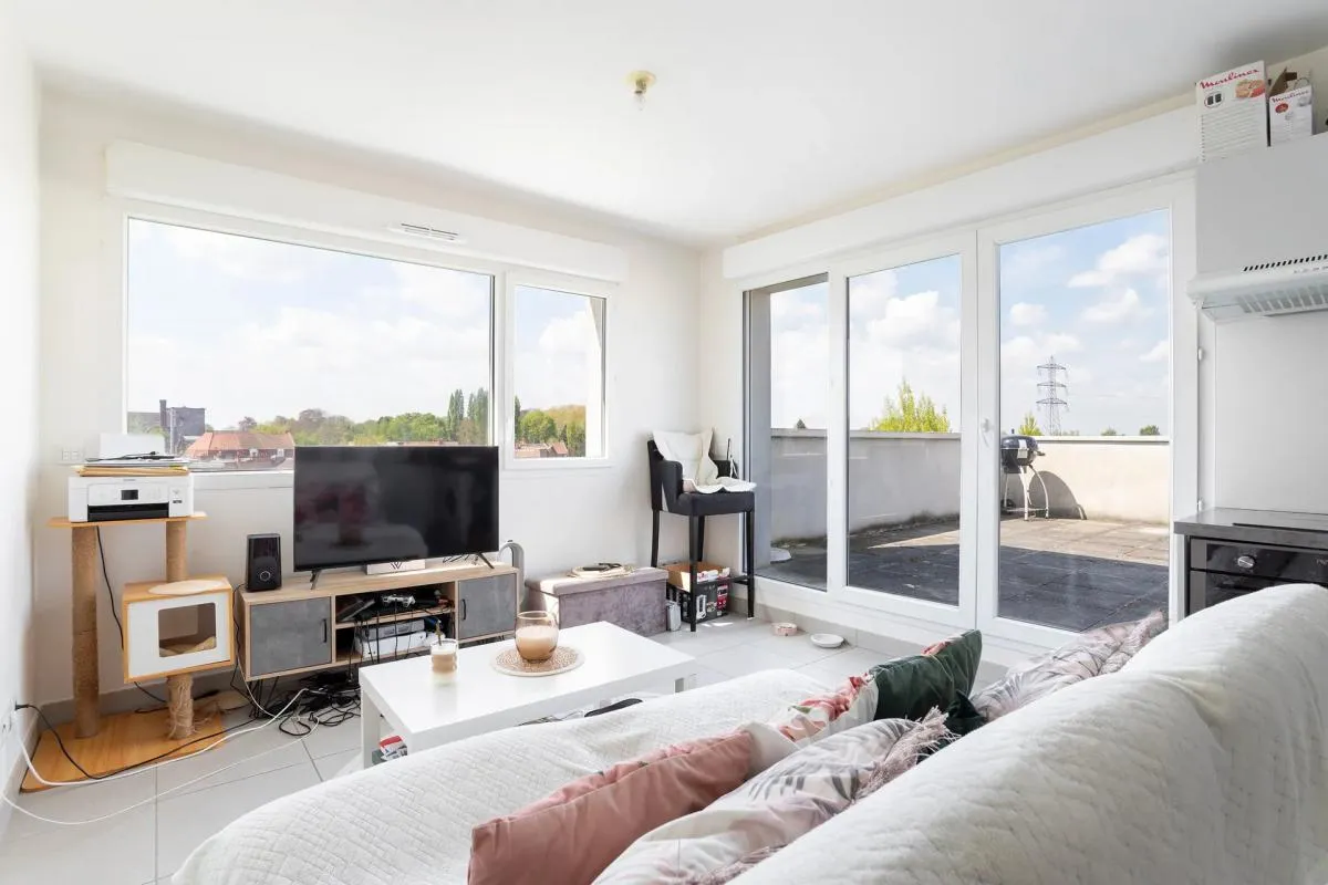 Appartement 2 pièces de 41 m² vendu loué - Marquette-lez-Lille