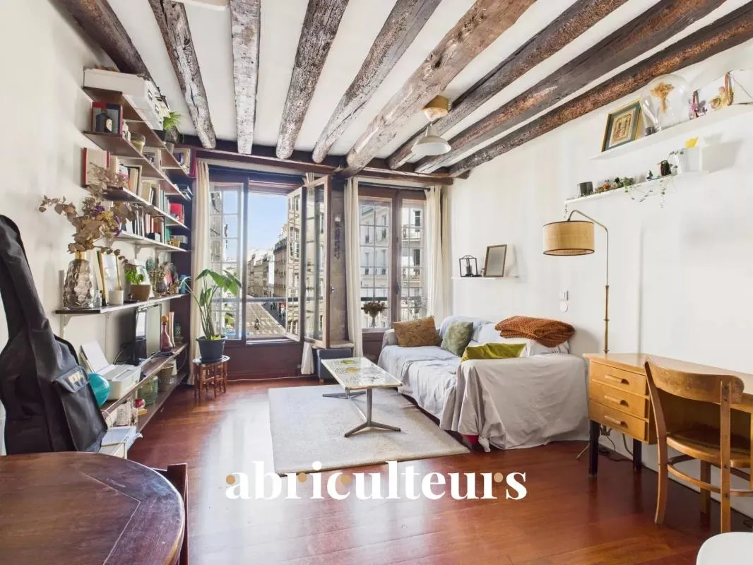 Très bel appartement 2 pièces au cœur du Marais – Vue dégagée