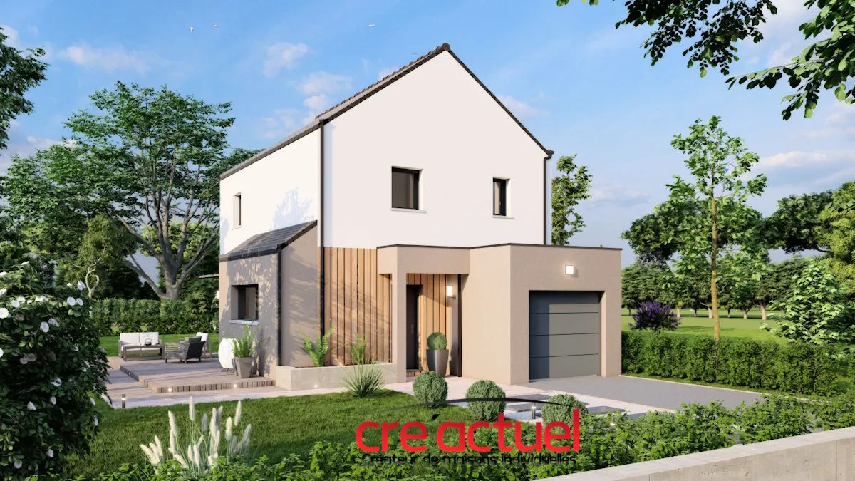 Maison neuve (85m²) – 3 chambres à Romillé