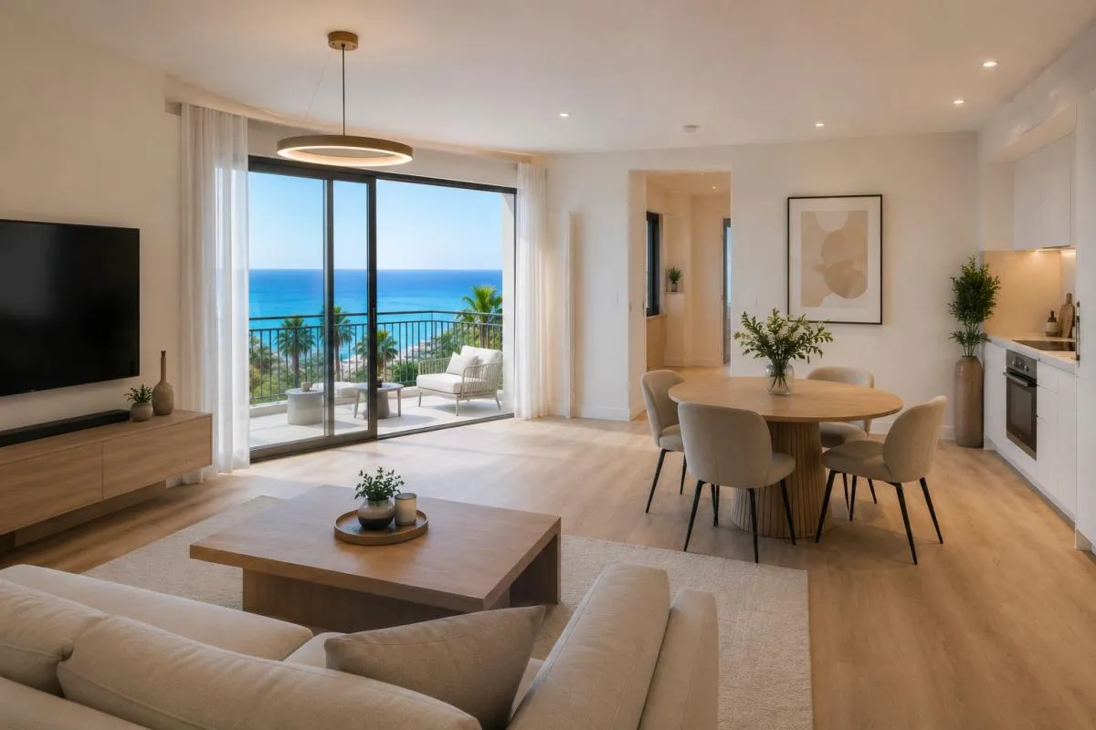 3 pièces avec deux balcons – À quelques pas de la mer à Juan-les-Pins