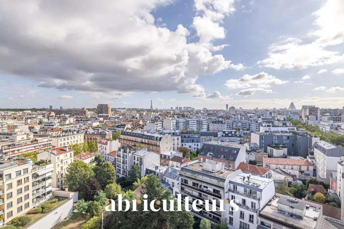 3 pièces avec vue Paris/Défense, dernier étage - Boulogne Billancourt