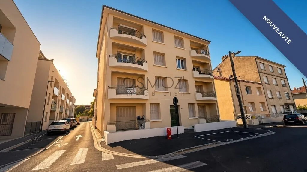 Appartement F2 rénové avec balcon plein sud – Valence