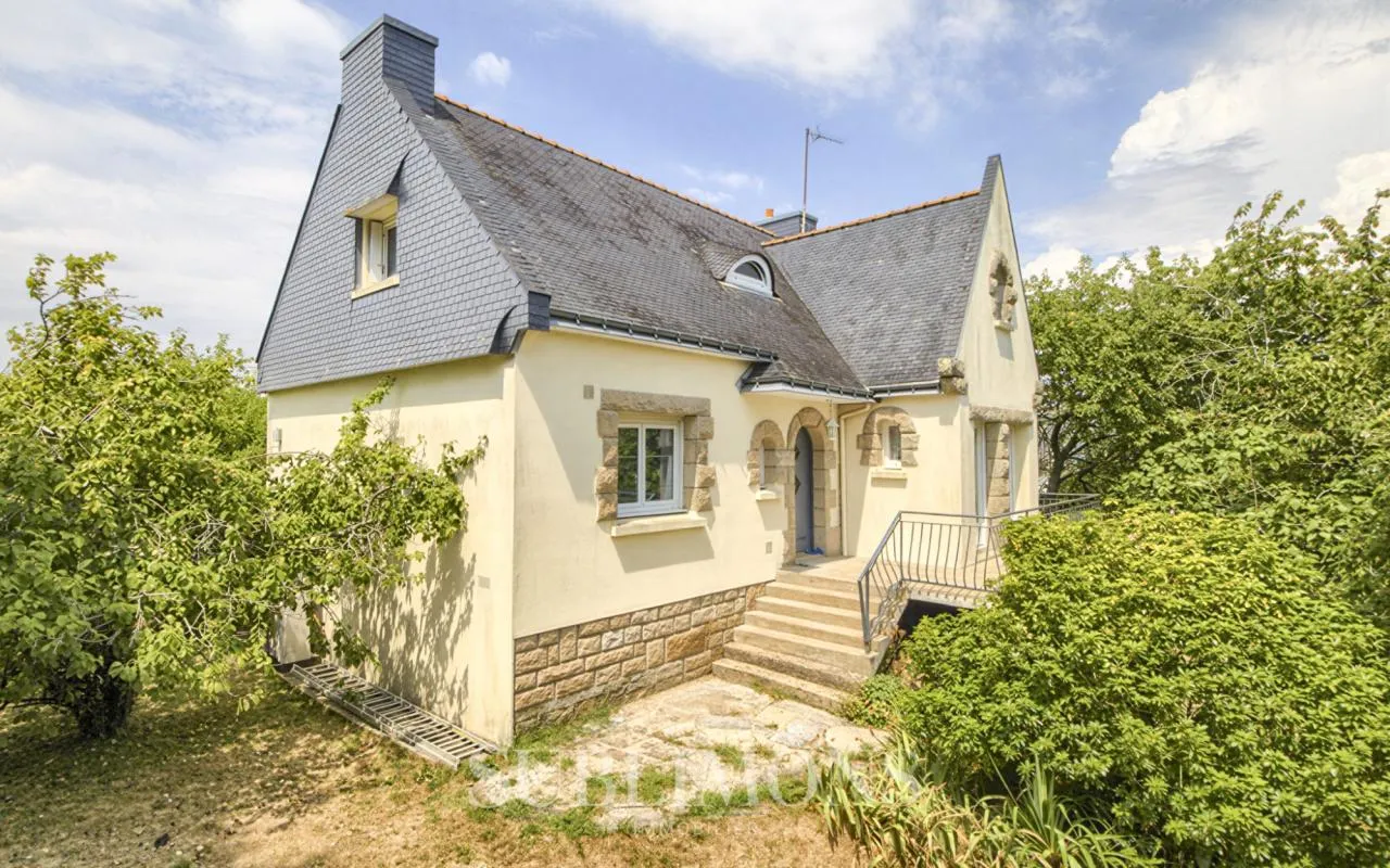 Maison néo-bretonne 100m² - Sous-sol complet - Terrain 600