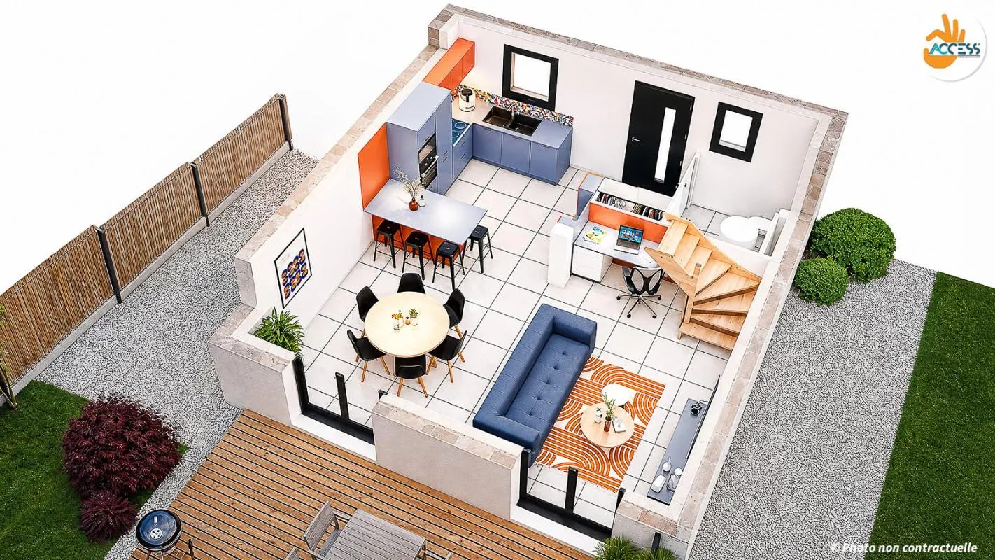 Maison 5 pièces 77 m2