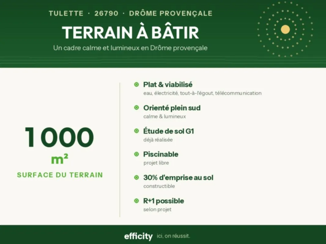 Terrain à bâtir