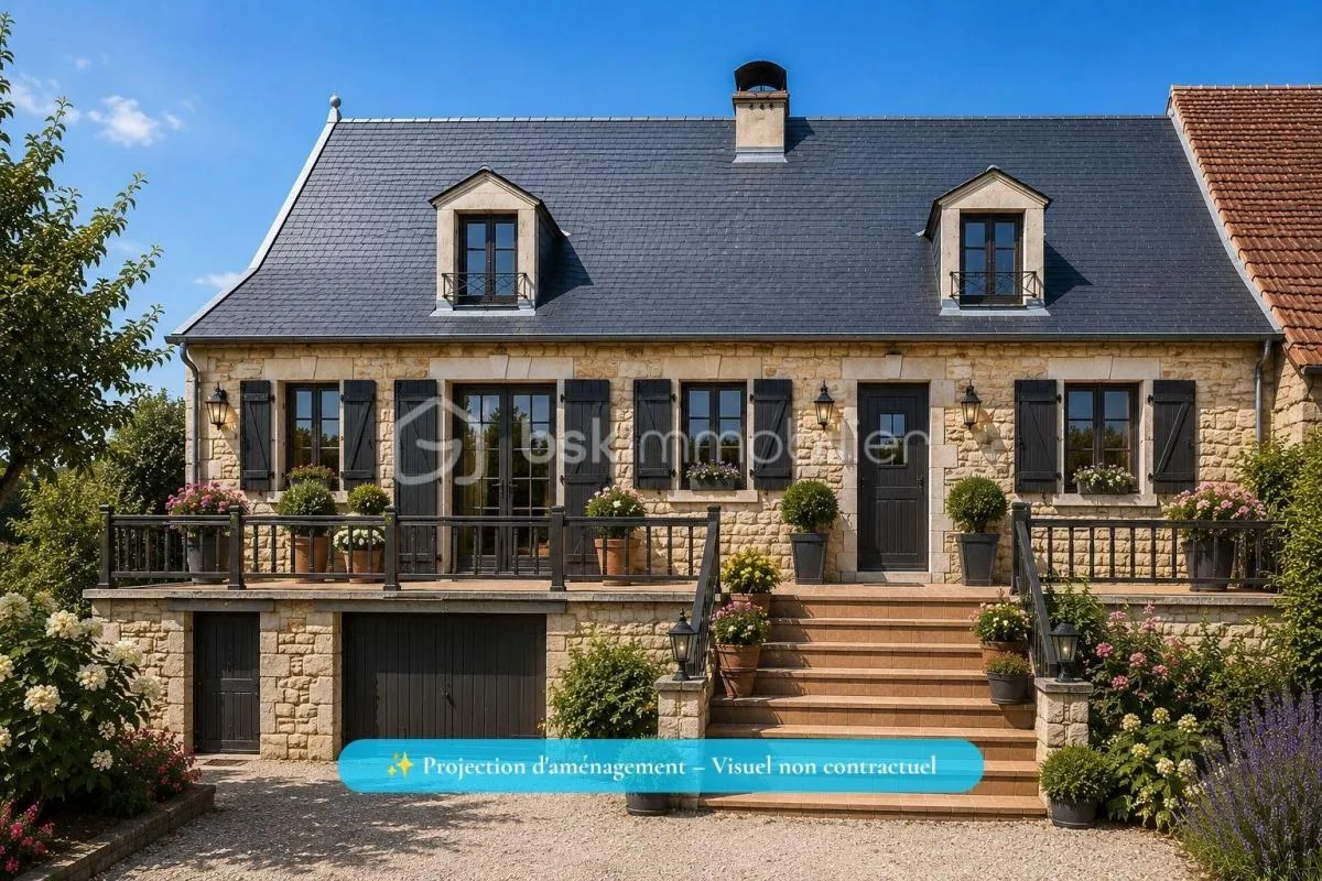 Maison en pierre 110 m² – 4 chambres – Terrain 1 835 m² – Hautefort