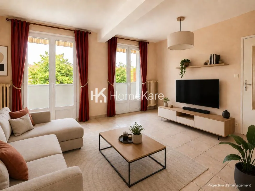 UN APPARTEMENT PRATIQUE ET BIEN SITUÉ