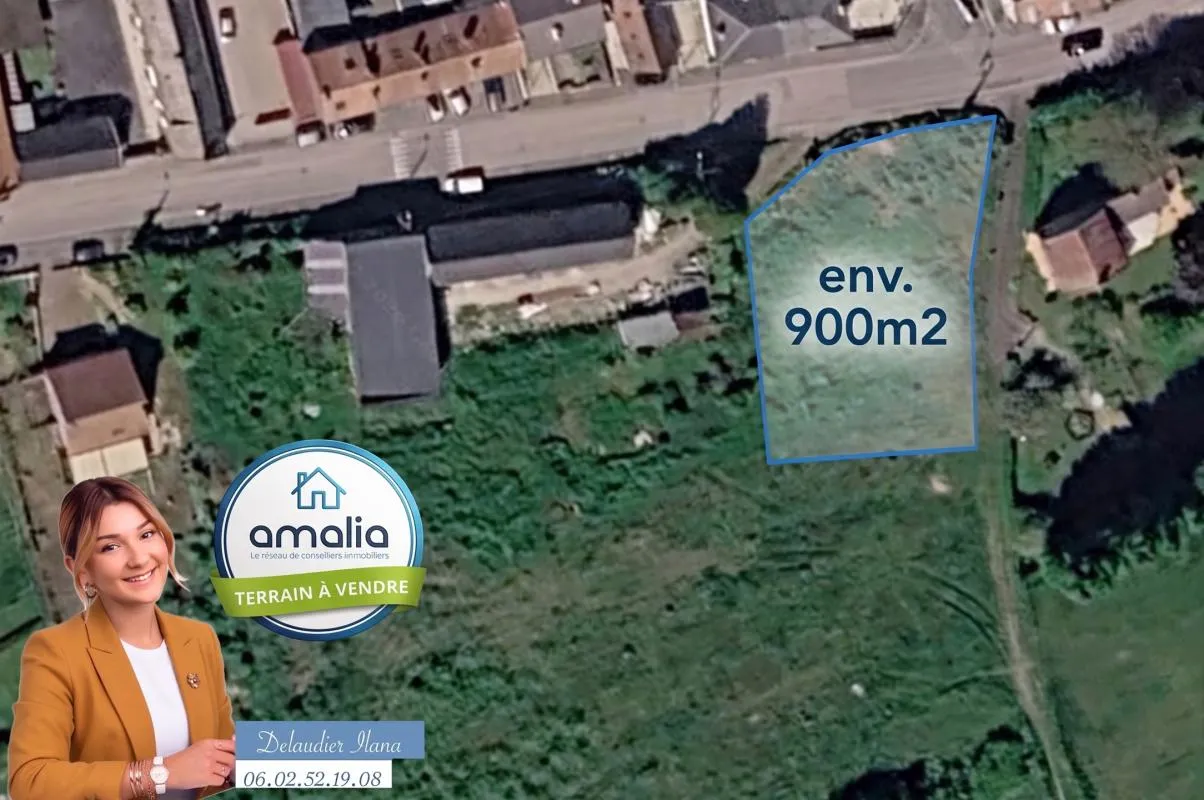 Terrain à bâtir - Cambrai - Environ 900 m² - Libre de constructeur