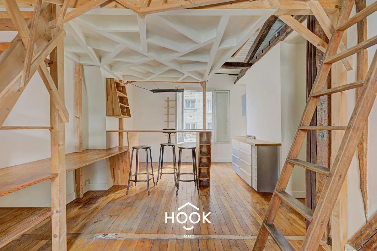 Paris 11e - Voltaire | Dernier étage avec mezzanine & beau volume - 33 m² au sol (29 m² Carrez)