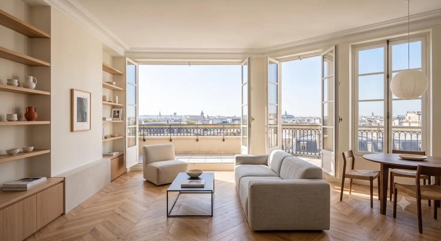 Grand T3 idéalement situé à seulement 250m de la gare de Saint-Cloud, avec petit balcon !