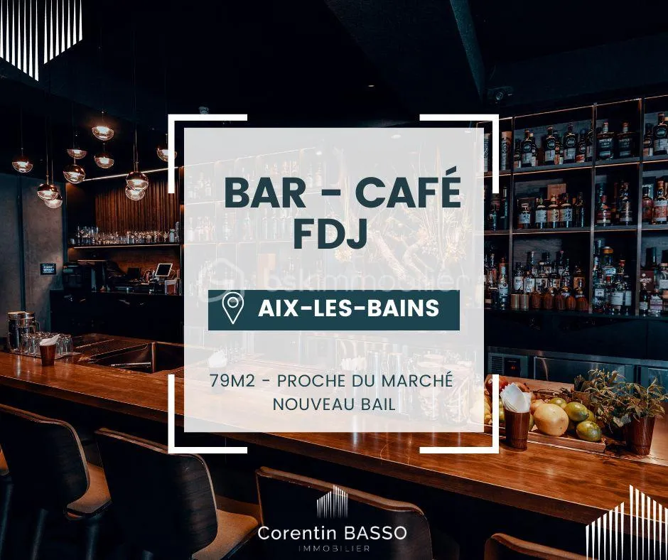 BAR-CAFÉ - Hyper centre Aix les Bains - Licence IV