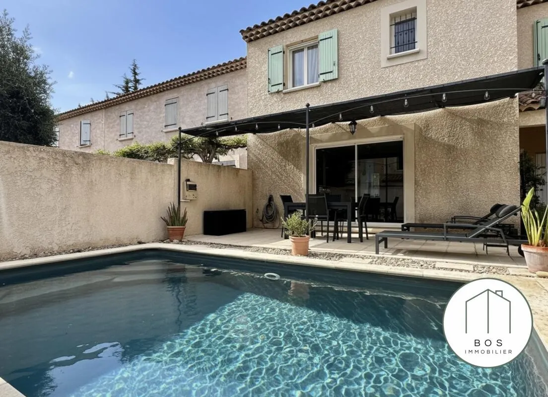 Maison avec piscine et garage