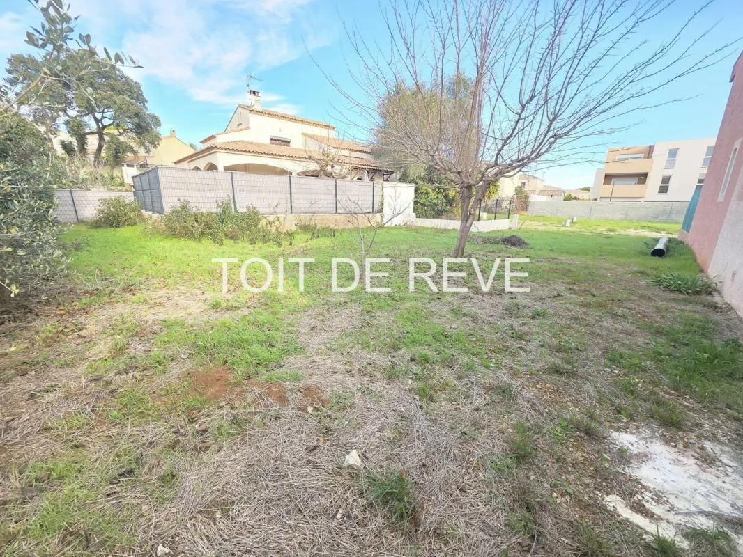 Frontignan Centre : terrain constructible de 363m2