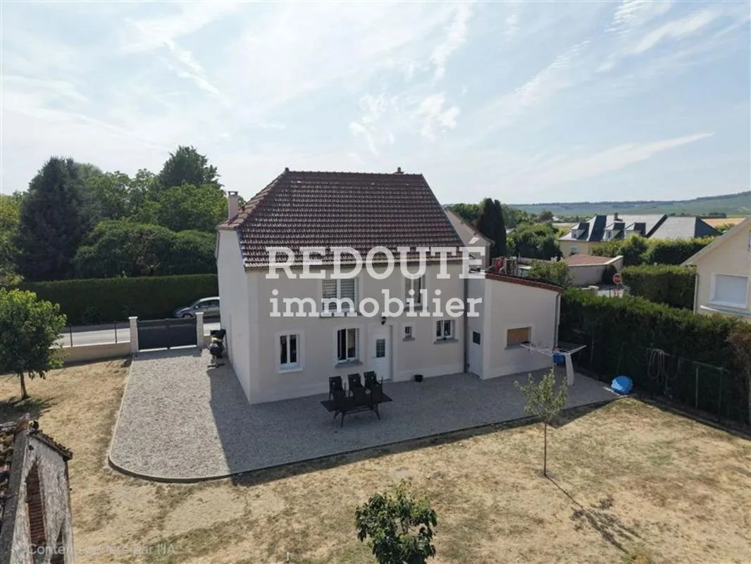 A VENDRE - Maison avec 4 chambres et jardin - Voipreux - Blancs Coteaux