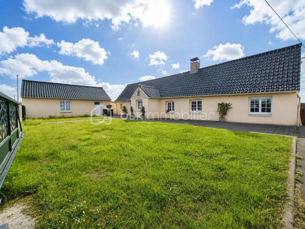 Longère individuelle - en campagne - beau garage et terrain de près de 4000 m²