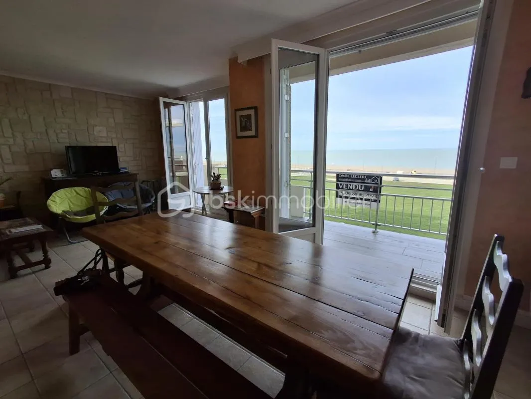 ***VUE MER PANORAMIQUE DIEPPE APPARTEMENT PARFAIT ETAT 78M2 DERNIER ETAGE- BALCON ET CAVE***
