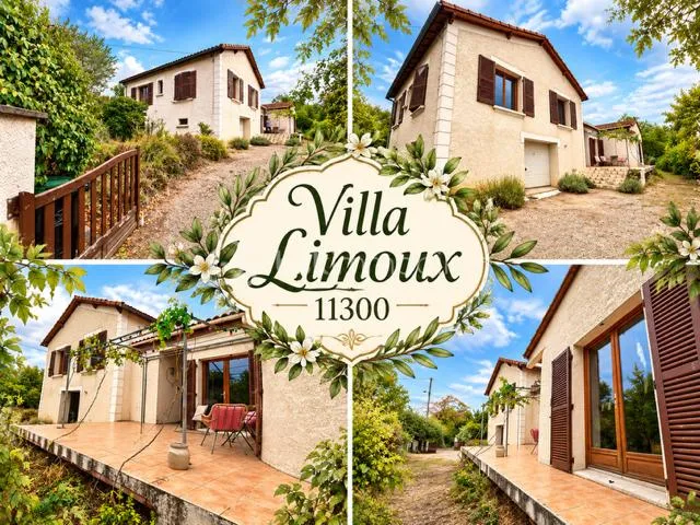 Limoux - MAISON - JARDIN - GARAGE