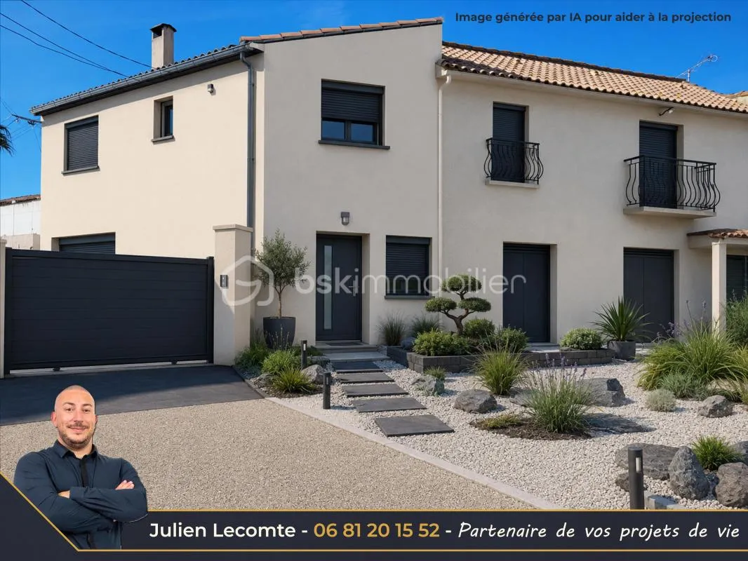 Agde centre – Ensemble immobilier de 220 m² à fort potentiel sur 1 292 m² de terrain constructible