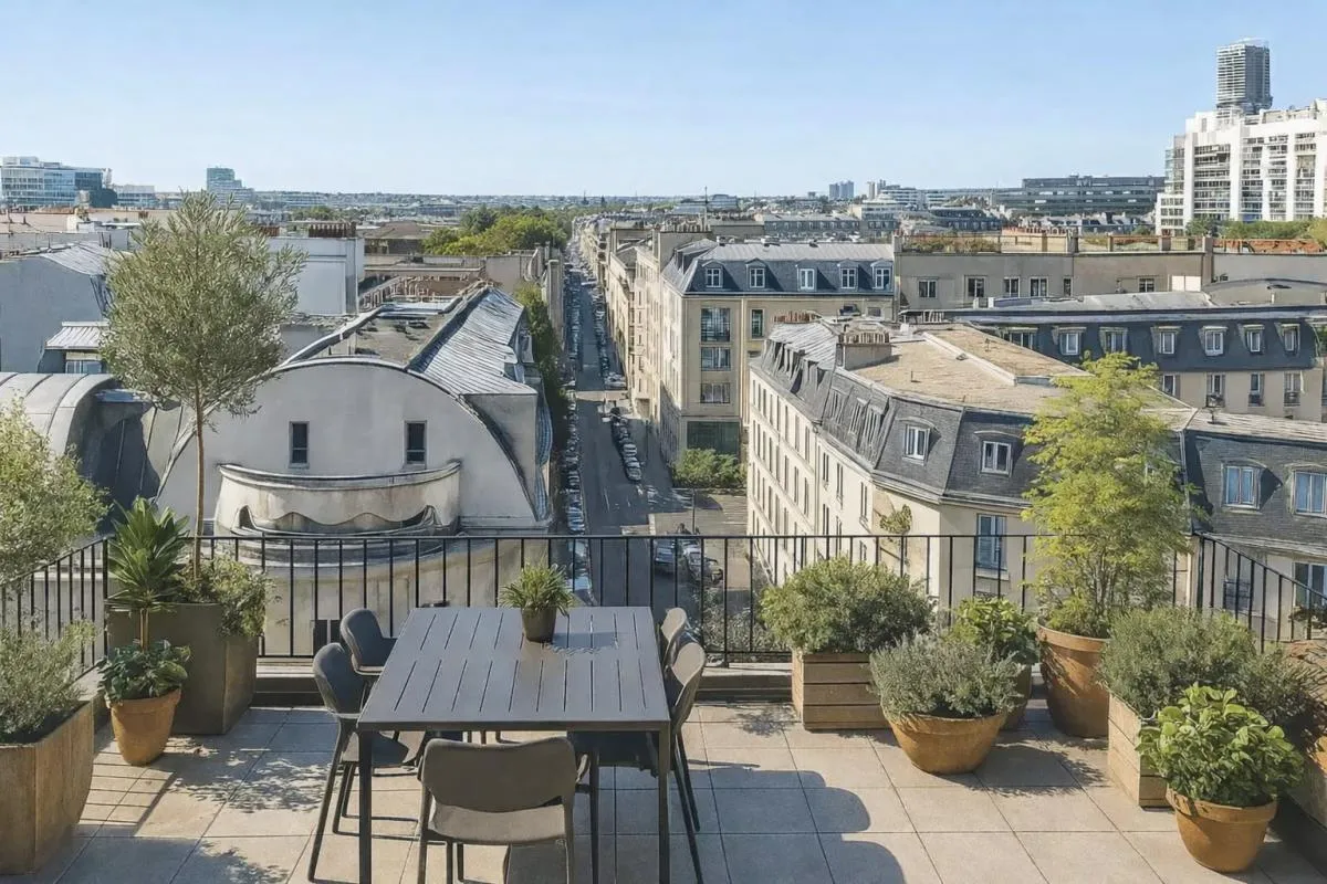 4 PIECES EN ETAGE AVEC BALCON