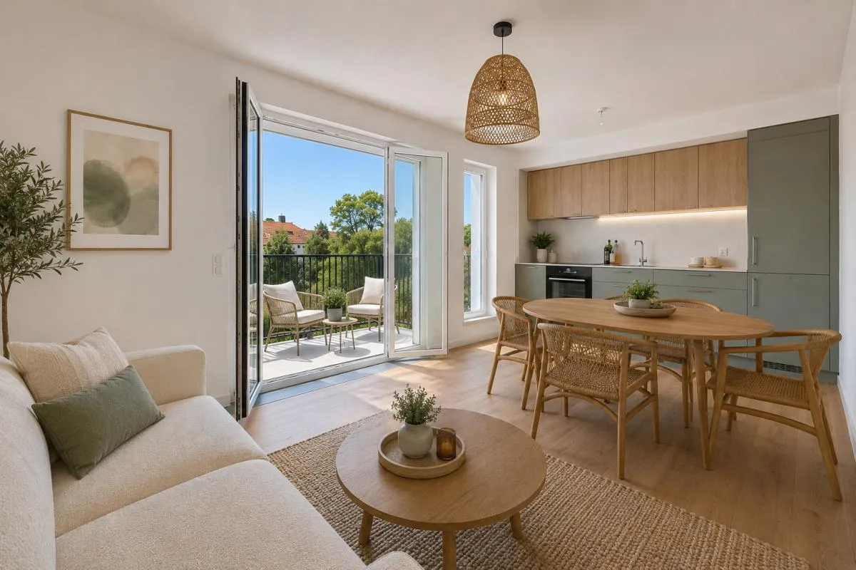 * T2 LULINEUX AVEC DRESSING + BALCON + PARKING ! *
