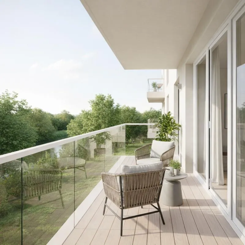 Emplacement recherché à Croix-de-Chavaux : 2 pièces lumineux avec terrasse