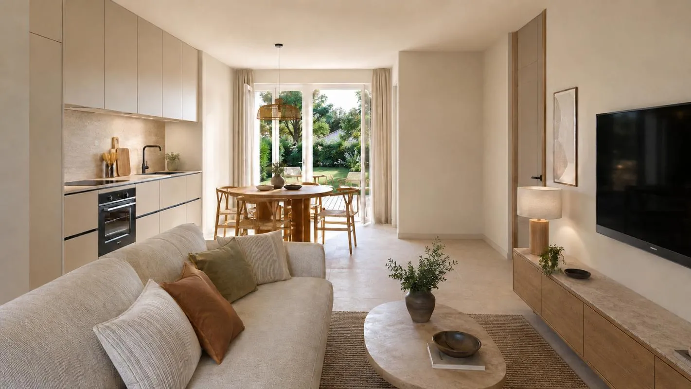 LACANAU : T4 AVEC JARDIN +GARAGE + PARKING