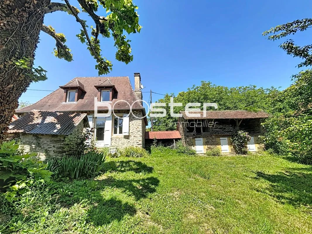 Maison en pierre de 80 m² avec dépendances et grand terrain de 3 958 m² à Angoisse