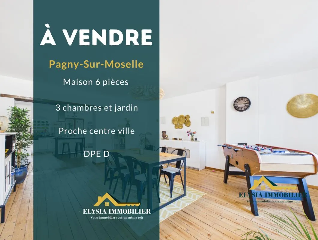 Maison 6 pièces 148 m2 54530 Pagny-Sur-Moselle
