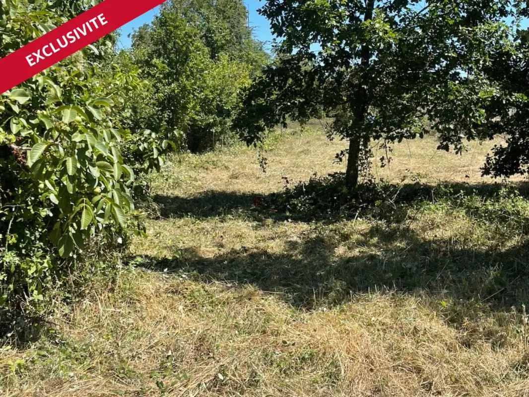 Terrain constructible viabilisé de 700 m² à Voulême